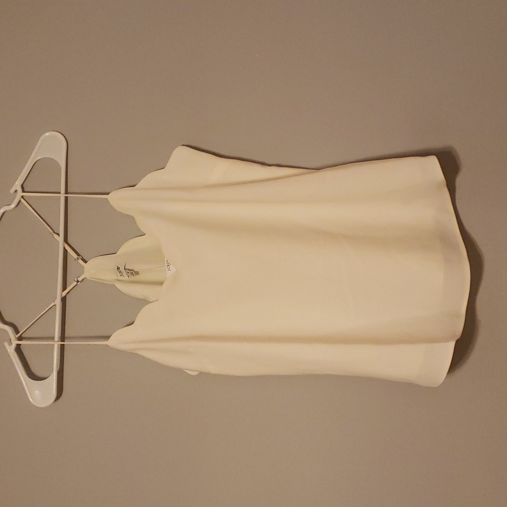 J. Crew scalloped edge camisole